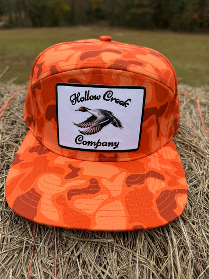 Orange Camo Hat